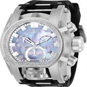 Invicta Reserve Bolt Zeus Magnum 0.43 Carat Diamond Swiss Ronda Z60 Watch